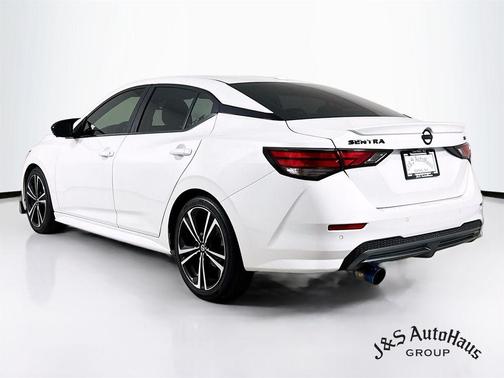 Aspen White 2021 Nissan Sentra SR