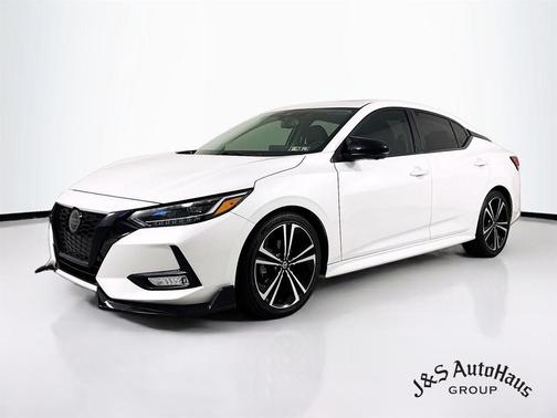 Aspen White 2021 Nissan Sentra SR