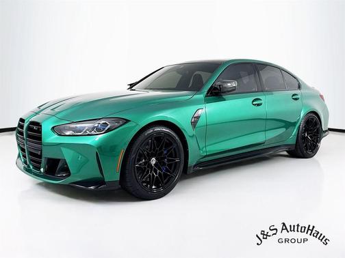Isle of Man Green Metallic 2023 BMW M3 Competition xDrive