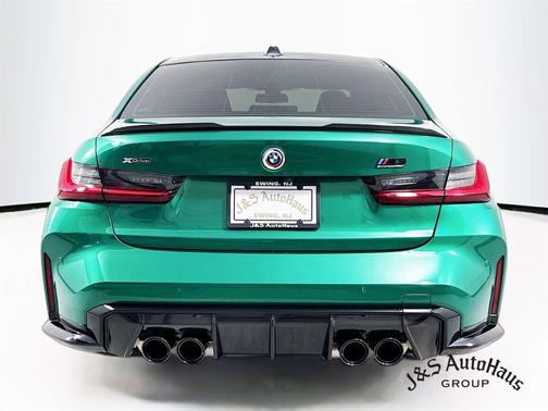 Isle of Man Green Metallic 2023 BMW M3 Competition xDrive