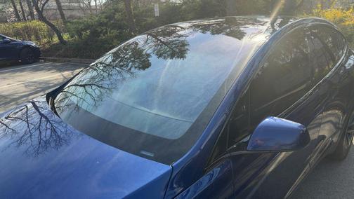 Deep Blue 2022 Tesla Model X Plaid