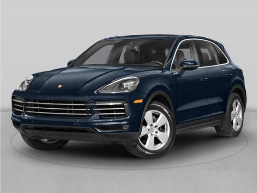 Blue 2023 Porsche Cayenne Platinum Edition