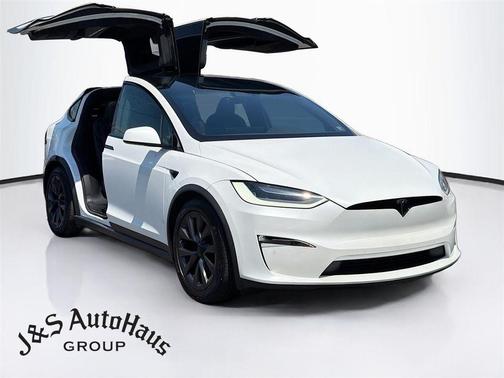 White 2022 Tesla Model X Plaid