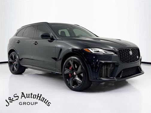 Santorini Black 2022 Jaguar F-PACE SVR