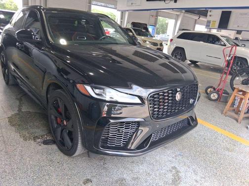 Santorini Black 2022 Jaguar F-PACE SVR