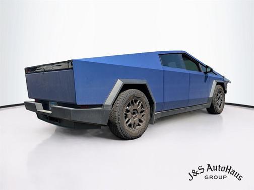 Silver 2024 Tesla Cybertruck Cyberbeast