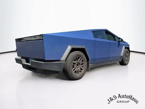 Silver 2024 Tesla Cybertruck Cyberbeast