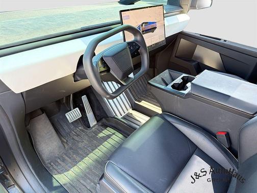 Silver 2024 Tesla Cybertruck Cyberbeast