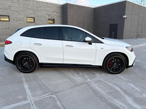 White 2024 Mercedes-Benz AMG EQE Base
