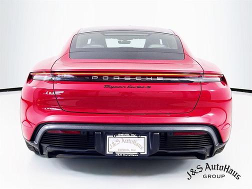 Red 2020 Porsche Taycan Turbo S