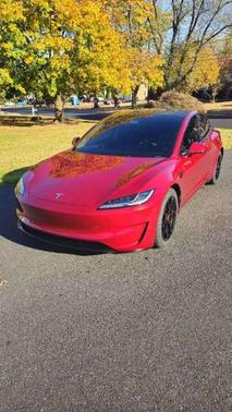 Red 2024 Tesla Model 3 Performance