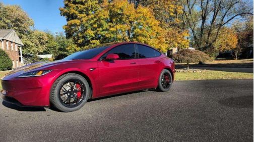 Red 2024 Tesla Model 3 Performance