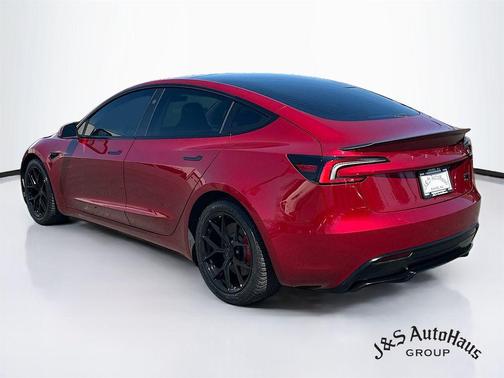 Red 2024 Tesla Model 3 Performance