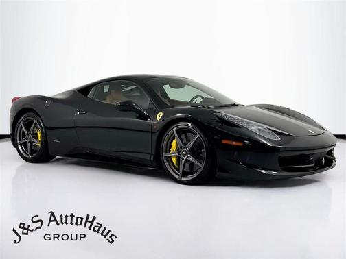Black 2014 Ferrari 458 Italia Base