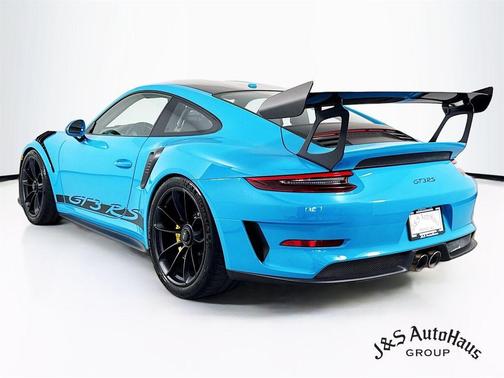 Blue 2019 Porsche 911 GT3 RS