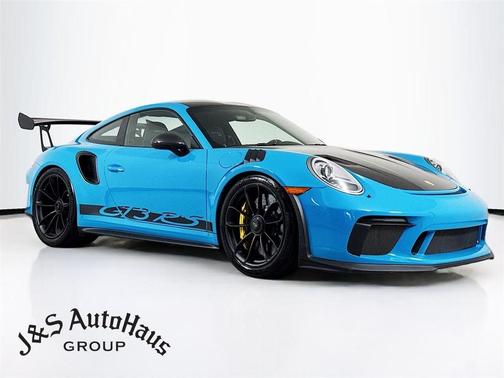 Blue 2019 Porsche 911 GT3 RS