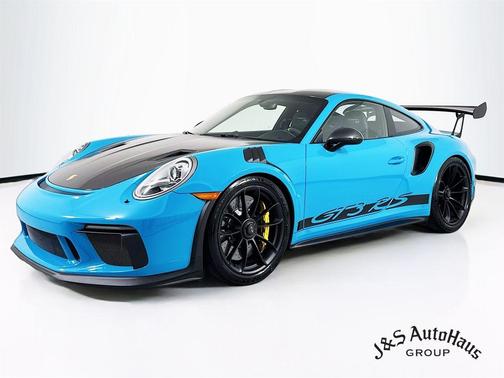 Blue 2019 Porsche 911 GT3 RS
