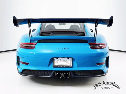 Blue 2019 Porsche 911 GT3 RS