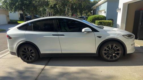 White 2022 Tesla Model X Plaid