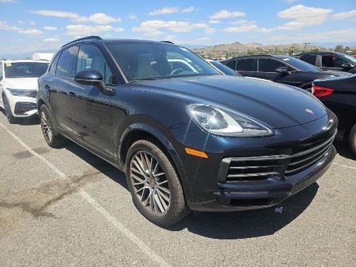 Blue 2023 Porsche Cayenne Platinum Edition