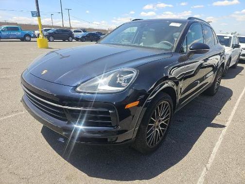 Blue 2023 Porsche Cayenne Platinum Edition