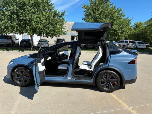 Blue 2026 Tesla Model X Plaid
