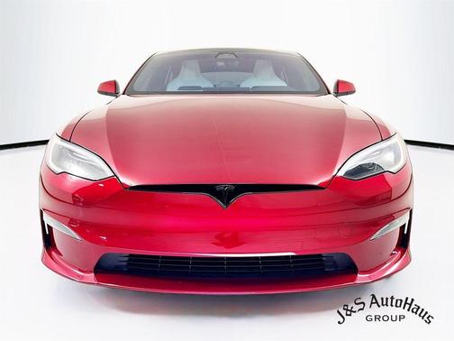 Red 2024 Tesla Model S Plaid