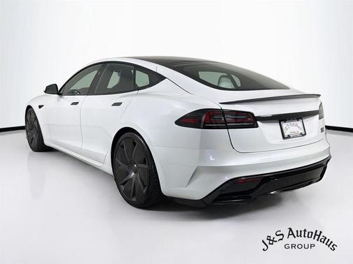 White 2026 Tesla Model S Plaid