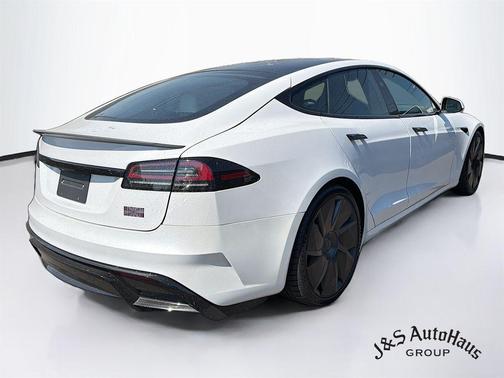 White 2026 Tesla Model S Plaid