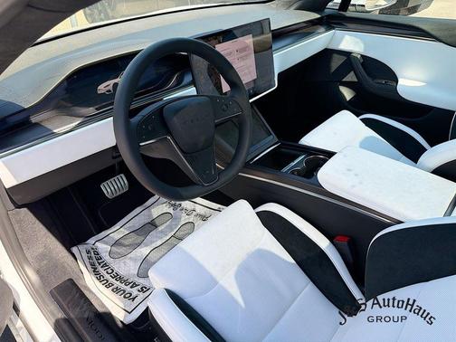 White 2026 Tesla Model S Plaid