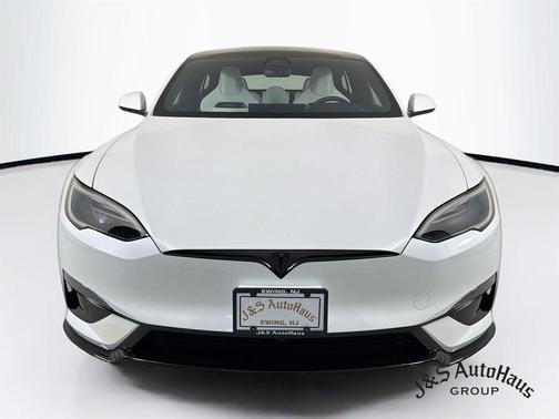 White 2026 Tesla Model S Plaid