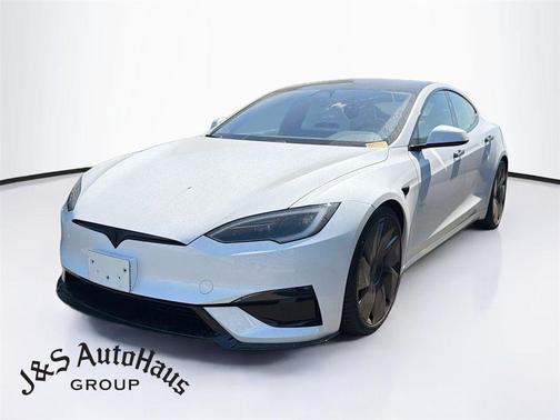 White 2026 Tesla Model S Plaid