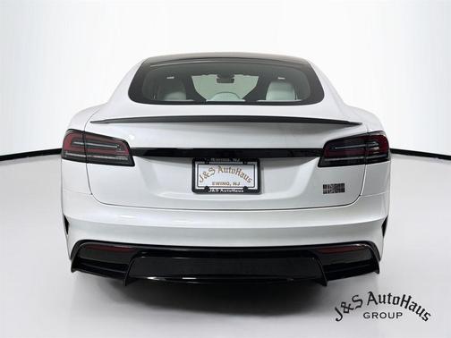 White 2026 Tesla Model S Plaid