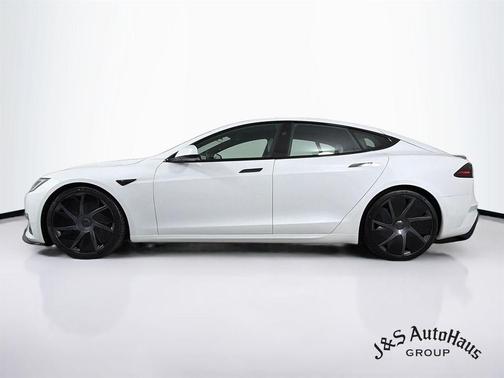 White 2026 Tesla Model S Plaid