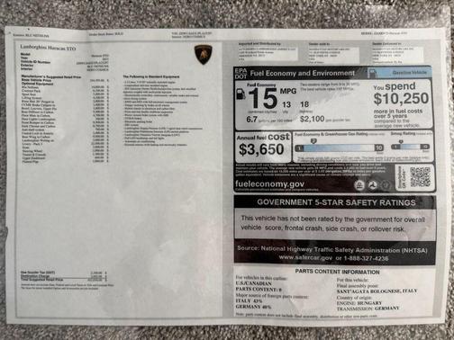2023 Lamborghini Huracan STO Base