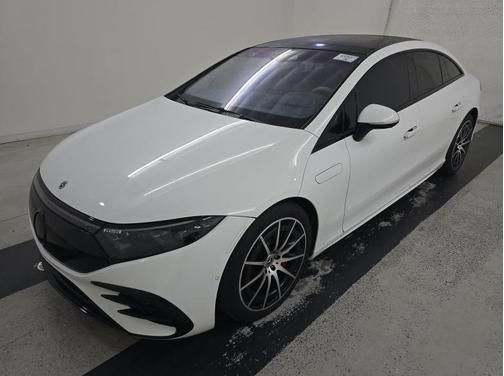 White 2022 Mercedes-Benz EQS 580 Base 4MATIC