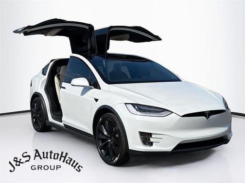White 2020 Tesla Model X Long Range