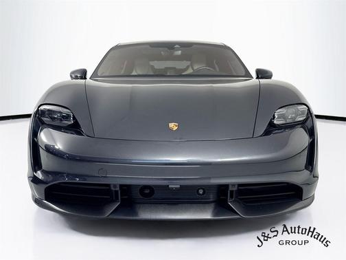 Gray 2022 Porsche Taycan Turbo S