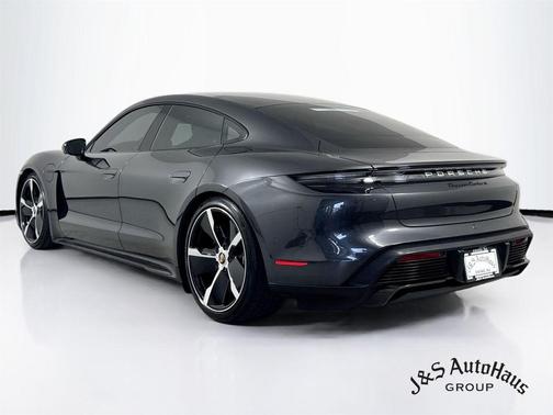 Gray 2022 Porsche Taycan Turbo S