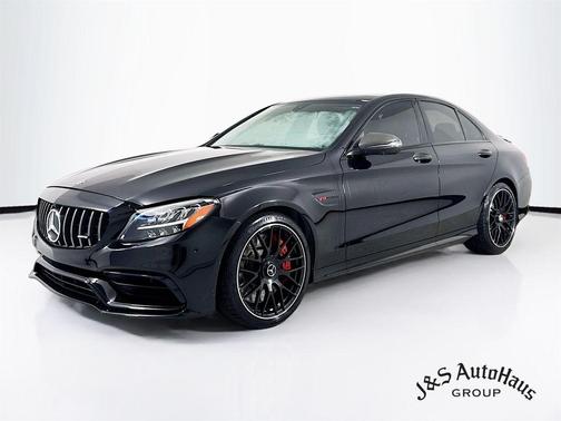 Black 2021 Mercedes-Benz AMG C 63 S