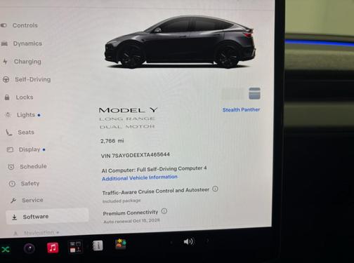 Gray 2026 Tesla Model Y Long Range