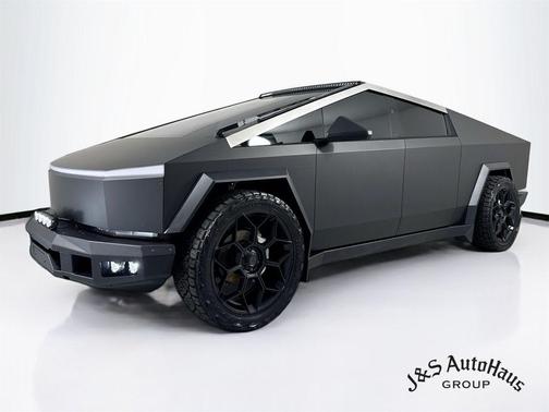 Silver 2024 Tesla Cybertruck Cyberbeast