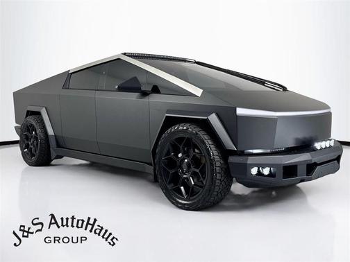 Silver 2024 Tesla Cybertruck Cyberbeast