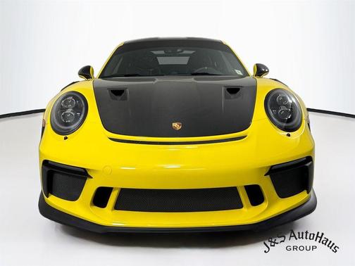 Yellow 2019 Porsche 911 GT3 RS