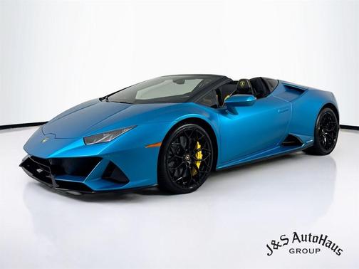 Blue 2022 Lamborghini Huracan EVO Base
