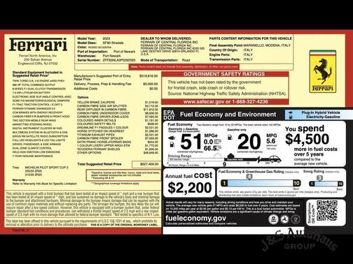 2023 Ferrari SF90 Stradale Base