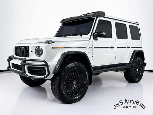 Moonlight White 2023 Mercedes-Benz AMG G 63 4x4 Squared