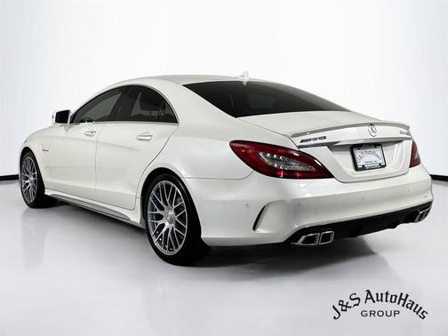 White 2017 Mercedes-Benz AMG CLS 63 S-Model 4MATIC