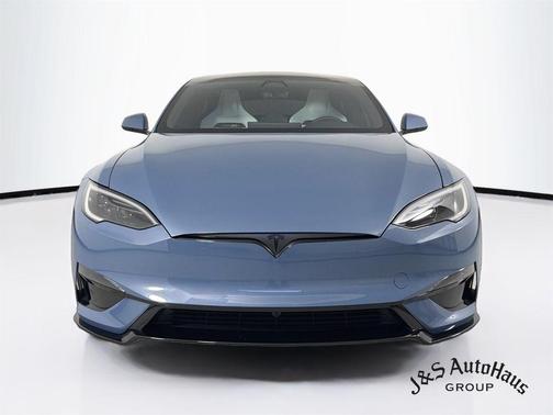 Blue 2026 Tesla Model S Plaid