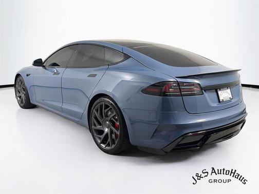 Blue 2026 Tesla Model S Plaid